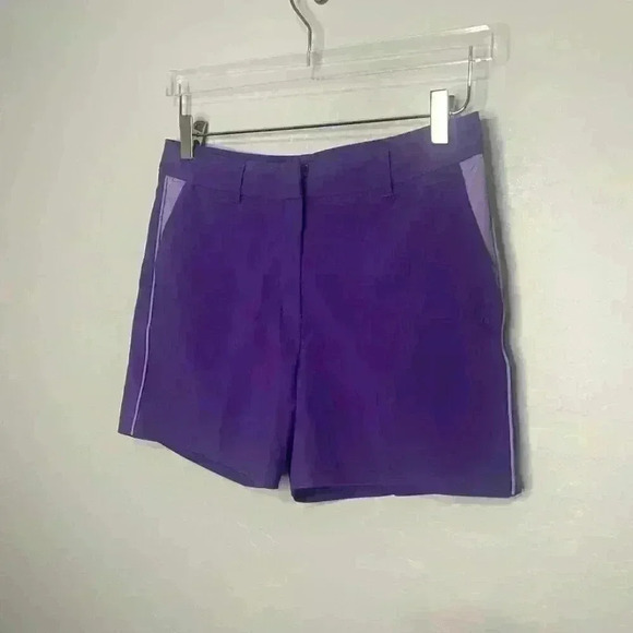 J. Lindeberg Purple Gwen Short Micro Stretch Size 28 (6) #64 - Picture 3 of 5